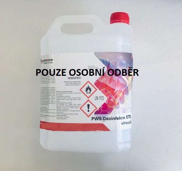 PWS dezinfekce na ruce - Virucid 5l | Nezařazené PWS dezinfekce na ruce - Virucid 5l | Nezařazené